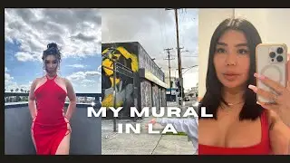 Im BACK + Graffiti Mural of Me in LA  + Sugar Wax LA is growing