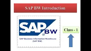 SAP BI/BW Introduction
