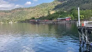 Turismo en el lago de Coatepeque