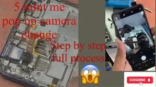 Vivo v15 pro front camera change !! How to pop up camera change !! All pop up camera change process
