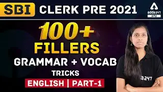 100 + Fillers (Grammar + Vocab ) Tricks | English | Part -1 | SBI CLERK PRE 2021