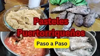 PASTELES PUERTORRIQUEÑOS!! PASO A PASO/ Glory Collazo