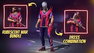 Rubescent War Bundle Combination || Rubescent War Bundle Free Fire