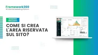 Come si crea l'area riservata sul sito?