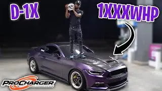 Installing D-1X Procharger on my Mustang *FIRST START UP*