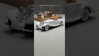 Elegance never goes out of style, this retro Mercedes-Benz is full of the sense of the times