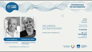 Palabras de bienvenida - Feria Modo Udelar 2023