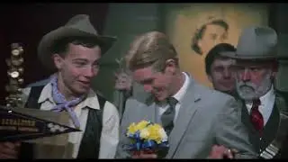 The Coca-Cola Kid (1985) Rotary Waltzing Matilda Coke Santas scene with Eric Roberts and Bill Kerr