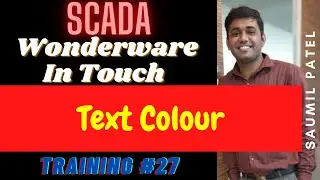 SCADA Training 27 - Text Colour into InTouch Software