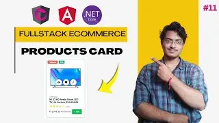 Full Stack E-commerce Project #11 : Build a Dynamic Product Card | Angular & .NET Core