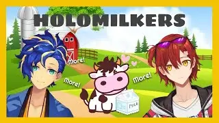 【Holostars】Astel Leda and Hanasaki Miyabi's Intense Milking Session | 1-2 Switch | ENG SUB
