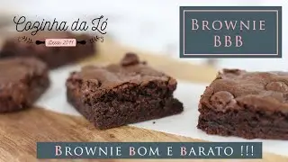Como Fazer Brownie Bom e Barato - Brownie Perfeito para Vender - Sem lactose