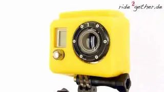 ride2gether.de | Xsories Silkon Hülle für GoPro HD gelb