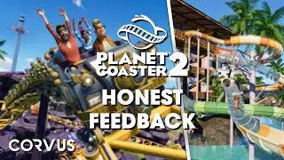 My HONEST THOUGHTS & FEEDBACK on Planet Coaster 2 after my gameplay session !