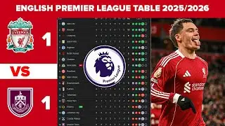 ENGLISH PREMIER LEAGUE TABLE UPDATED TODAY | PREMIER LEAGUE TABLE AND STANDINGS 2025/2026