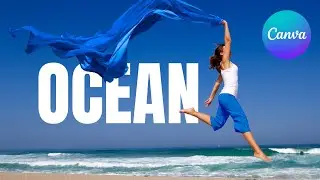 how to put text behind the object in Canva | Canva tutorial