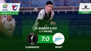 📹 Обзор матча Flamingos - Зенит Первый дивизион 16 тур 7:0 (4:0)