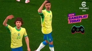 eFootball 2025 Mobile Changes & Improvements | Brazil vs Argentina