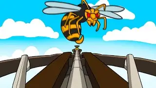 ZBUDOWAŁEM MEGA BALISTĘ NA SZERSZENIE! | BEE ISLAND