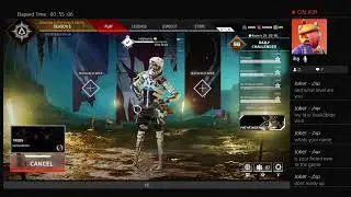 Playing apex with my friend