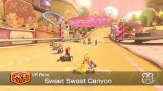 Mario Kart 8 - 150cc Mushroom Cup - Sweet Sweet Canyon