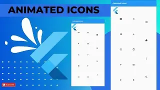 Flutter Animation Icons | Flutter Animation | Flutter Speed Code | Animation of the Week