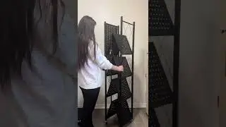 Joybos® Heavy Duty Foldable Metal Organizer Shelves with Wheels