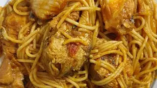 how to make Delicious spaghetti jollof/quick and Easy way