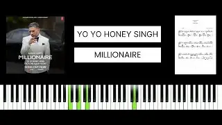 Yo Yo Honey Singh - Millionaire (BEST PIANO TUTORIAL & COVER)