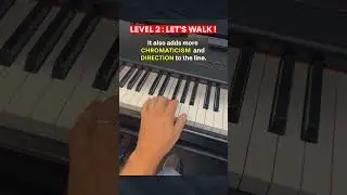 Learn how to play 3 different bass lines over the 2-5-1 progression 🎹