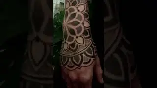 New Design Back Hand Tattoo