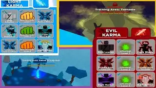 Unlocking Light and Dark Skill Shop | Roblox Ninja Legends