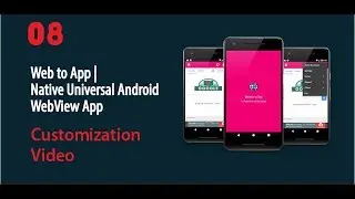 08. How to change call, sms number and email - Web to Android App with Source Code
