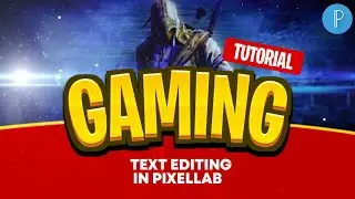3D Gaming Text Editing in Pixellab Android like Photoshop | 3D Gradient text (+FREE PRESETS)🔥