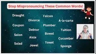 Stop Mispronouncing These Common Words in English: #english #pronunciation #englishlearning