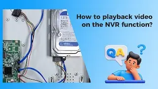 How to install the new hard drive in the new NVR or DVR.