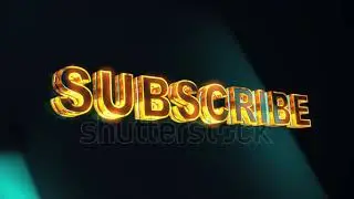 Subscribe Green screen video