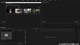 Premiere Pro CC - Importing Video, Images and Audio