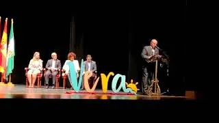 Breve discurso en el acto de entrega de la "Pluma de Oro 2019" por parte del Ayuntamiento de Vera.