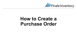 How to Create a Purchase Order
