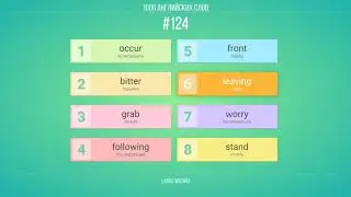 #124 | 1000 английских слов. Изучать английский язык во сне