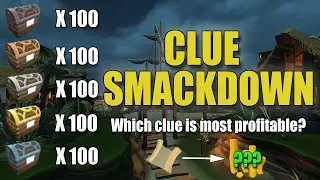 Loot From: 100 x ALL Clues! CLUE SMACKDOWN | E.5 | Runescape 3 2020