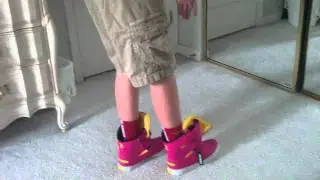 Zach stealing my shoes