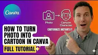 How To Turn Photo Into Cartoon in Canva | Step-by-Step Tutorial