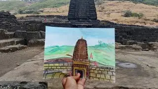 Harishchandragad Fort ⛰️ || Painting ❤️ || Ahmednagar ||