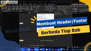 Membuat Header dan Footer Berbeda Tiap Bab atau Halaman
