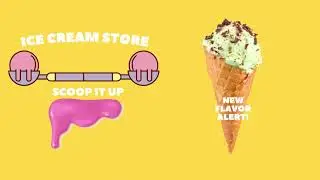 Ice cream video ad example.
