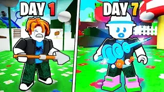 I Spent 7 Days Going Noob To Pro In Bee Swarm Simulator!