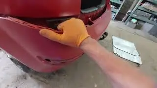 ЗАДНИЙ БАМПЕР в Hyundai GETZ как снять
