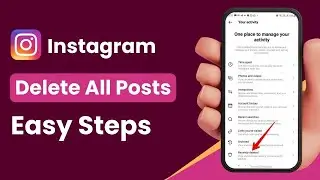 How to Delete All Posts on Instagram !